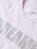 Product image thumbnail - STRASS T-SHIRT, Lavender Fog | 3