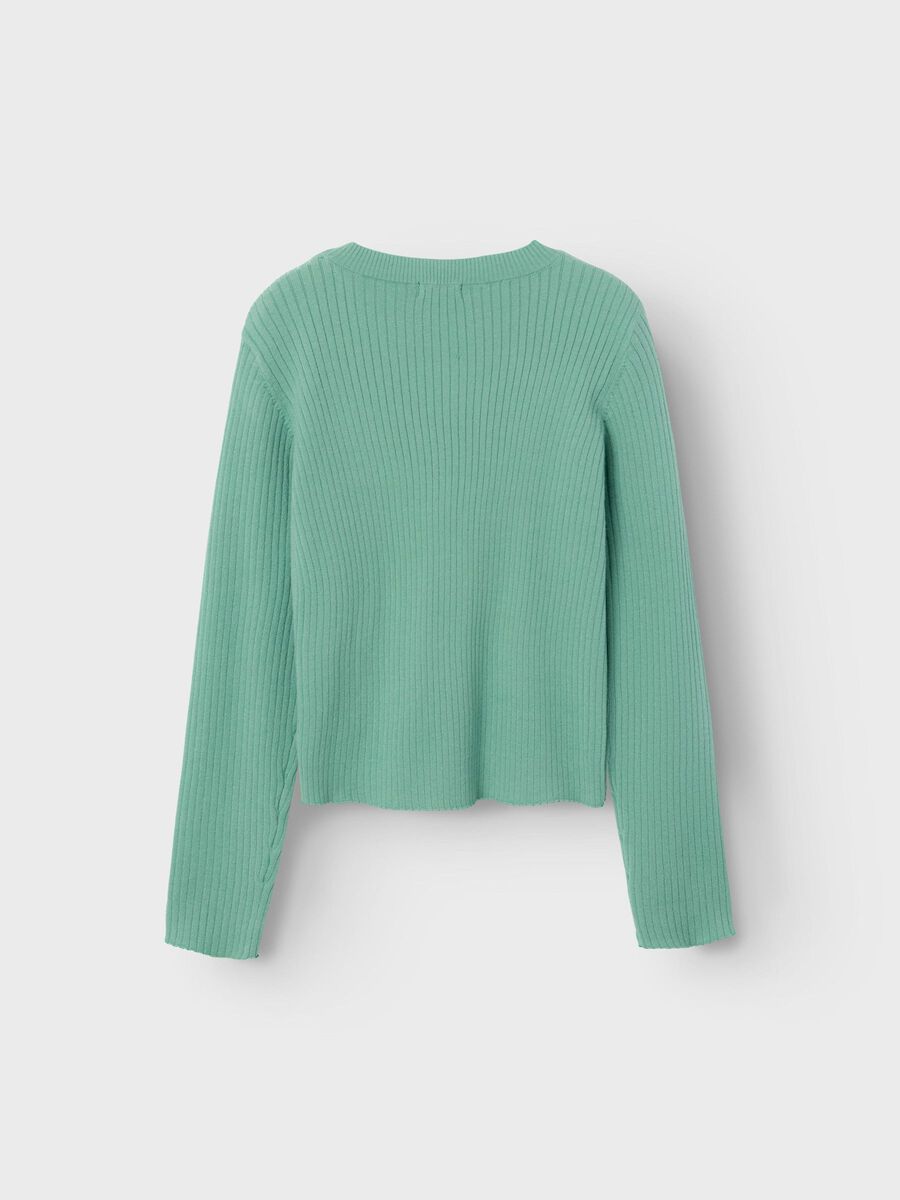 name it LONG SLEEVED KNITTED PULLOVER, Creme De Menthe, highres - 13225571_CremeDeMenthe_002.jpg
