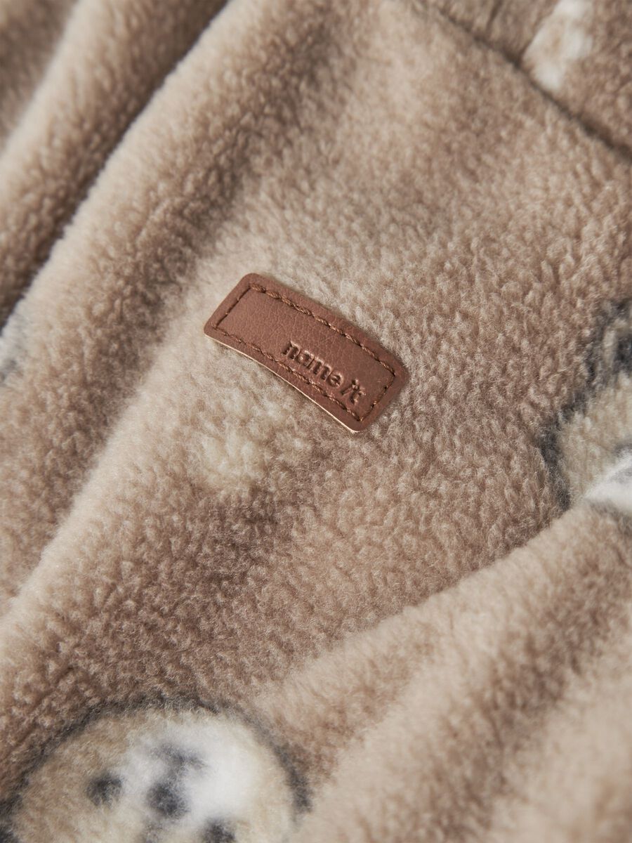 Carousel image 5 FLEECE ONE-PIECE SUIT, Silver Mink