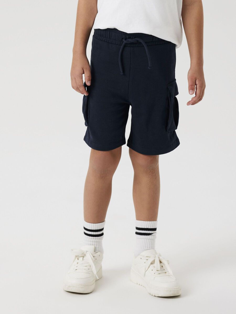 name it REGULAR FIT CARGO SHORT, Dark Sapphire, highres - 13240449_DarkSapphire_007.jpg