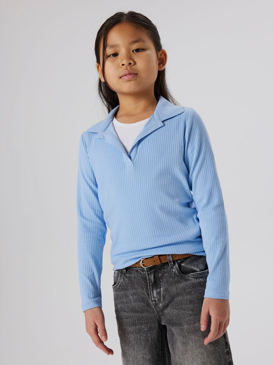 name it REGULAR FIT POLO SHIRT, Serenity, highres - 13248637_Serenity_008.jpg
