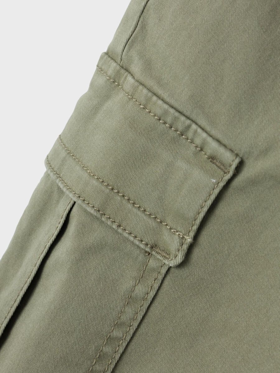 Carousel image 4 REGULAR FIT CARGO BROEK, Deep Lichen Green