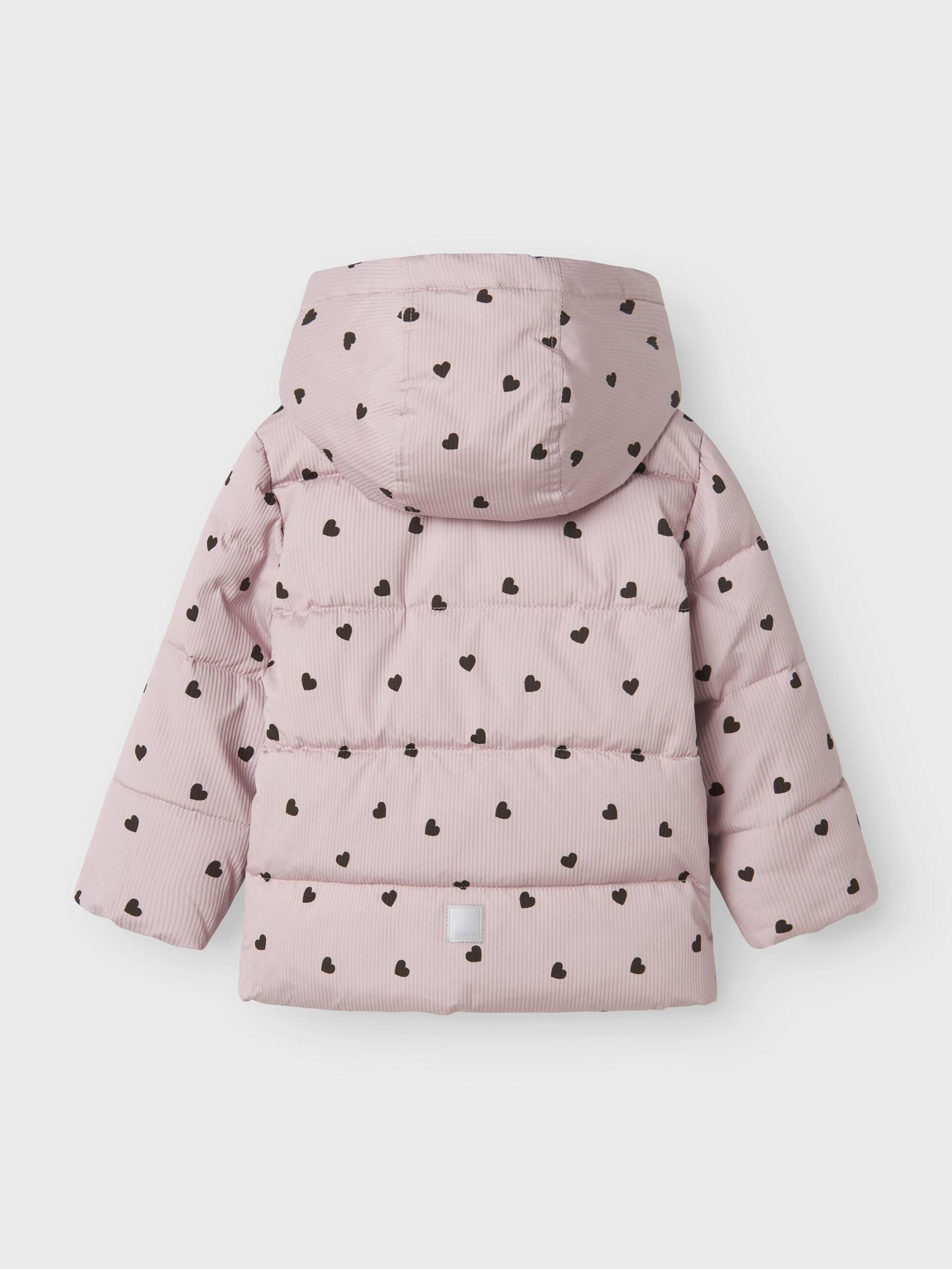 Carousel image - HEART PUFFER JACKET, Violet Ice | 4