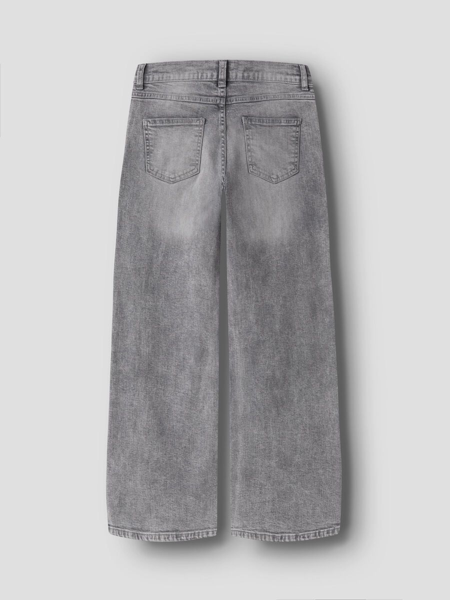Carousel image 4 WIDE FIT JEANS, Medium Grey Denim