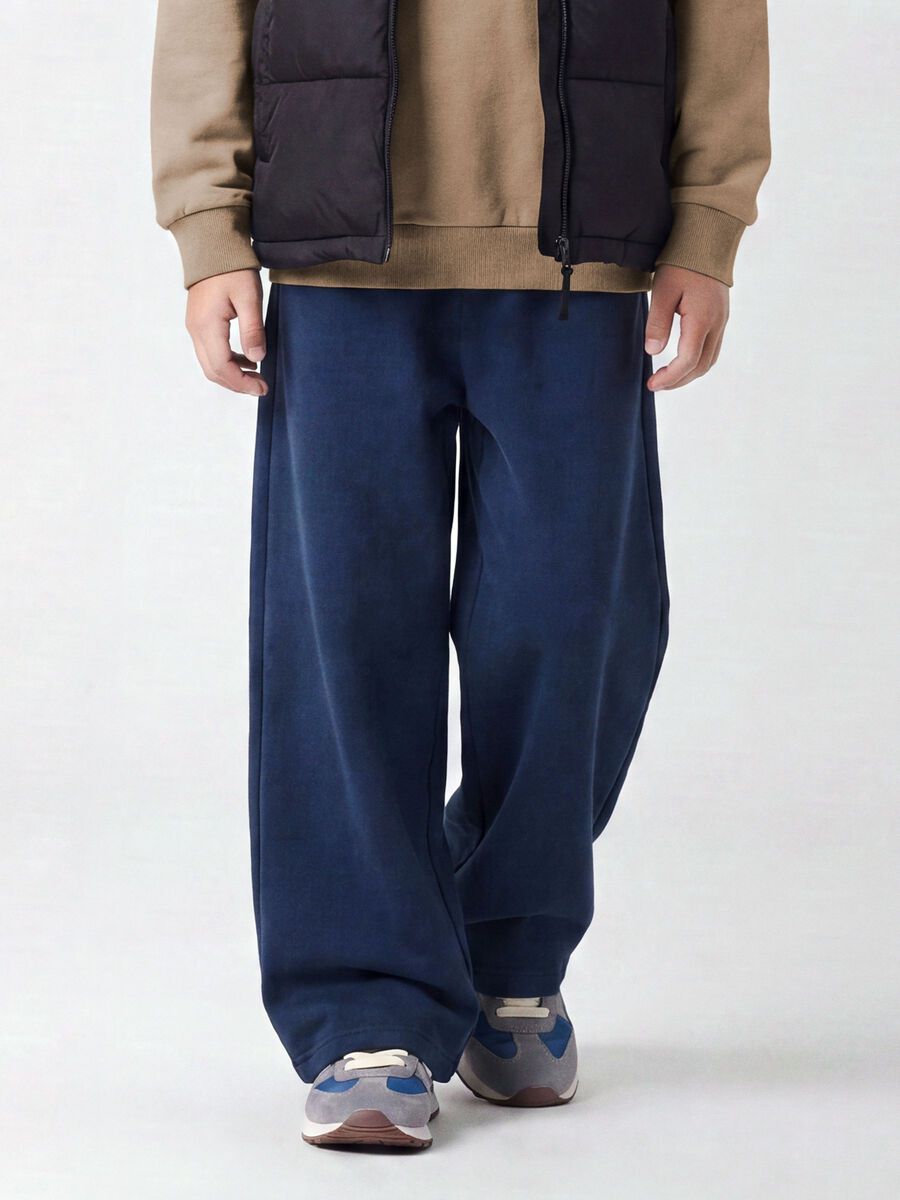 Carousel image 2 WIDE LEG SWEATPANTS, Dark Sapphire