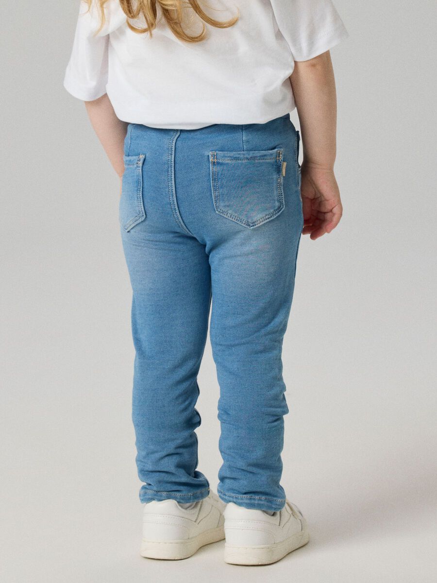 Carousel image - SLIM FIT SWEAT JEANS, Medium Blue Denim | 7