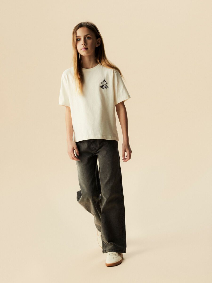 Carousel image - ORGANIC COTTON T-SHIRT, Gardenia | 3