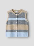 Product image thumbnail - LOOSE FIT KNITTED VEST, Subdued Blue | 1