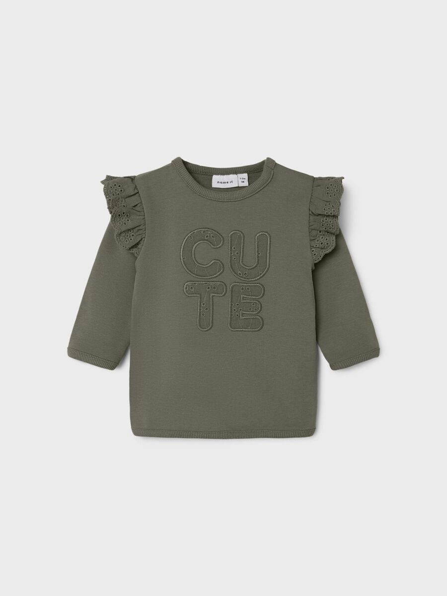 Name it À MANCHES LONGUES SWEAT-SHIRT, Dusty Olive, highres - 13225704_DustyOlive_003.jpg
