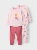 Product image thumbnail 1 2 PACK ORGANIC COTTON PYJAMA SET, Parfait Pink