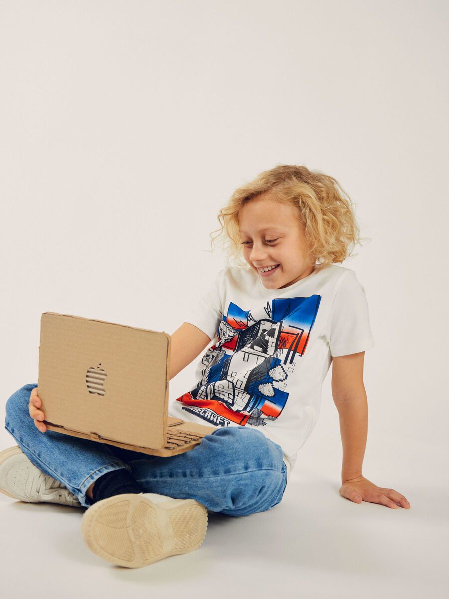 Carousel image - MINECRAFT T-SHIRT, White Alyssum | 3