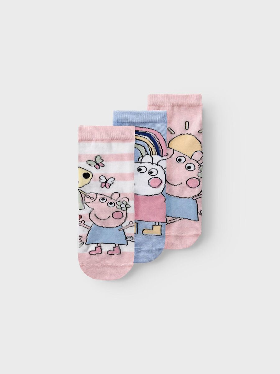 Name it LOT DE 5 PIÈCES PEPPA PIG CHAUSSETTES, Chambray Blue, highres - 13229913_ChambrayBlue_1104945_003.jpg