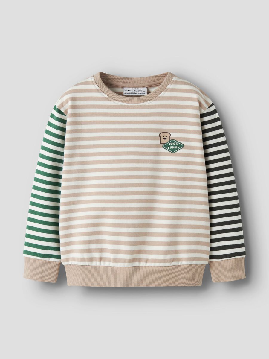 Product carousel image - ORGANIC COTTON SWEATSHIRT, Sesame | 1