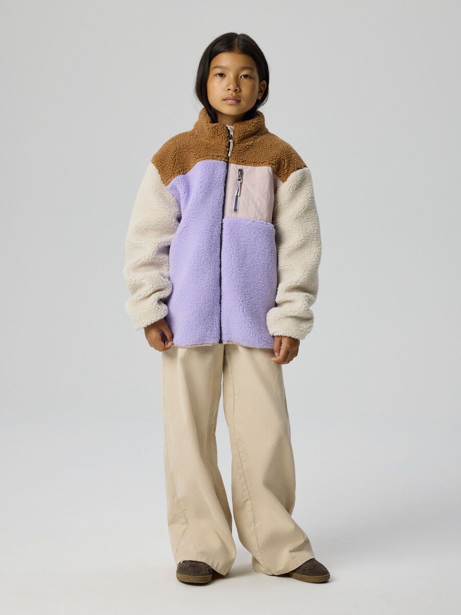 Product carousel image 2 COLORBLOCK- TEDDYJACKE, Lavender
