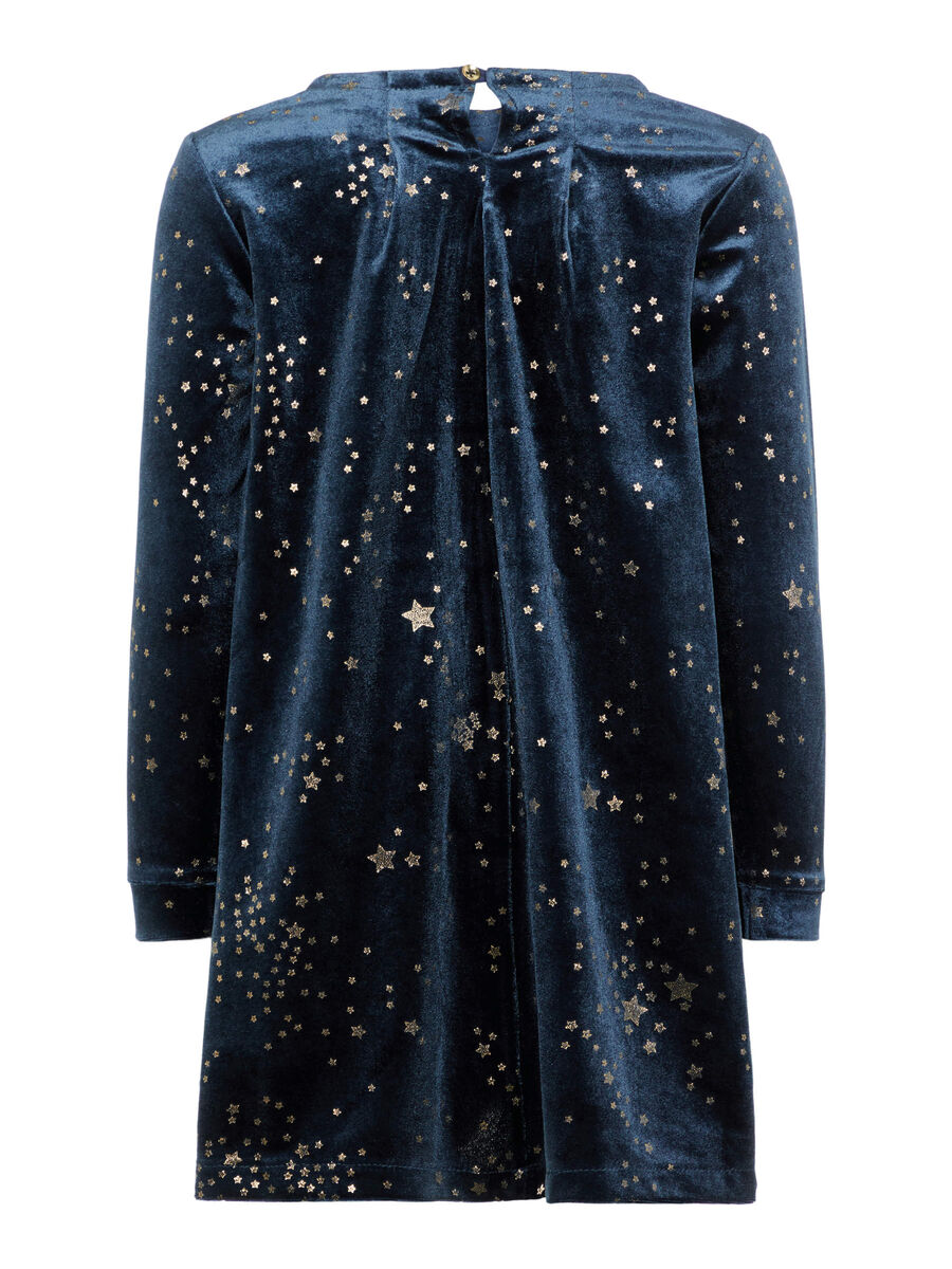 Name it STAR PRINT VELOUR DRESS, Dark Sapphire, highres - 13171418_DarkSapphire_002.jpg