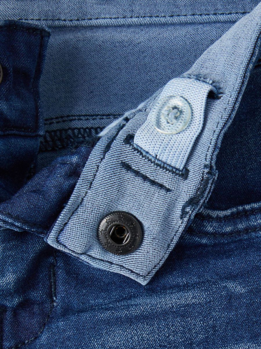 Carousel image 6 X SLIM FIT STRETCH JEANS, Dark Blue Denim