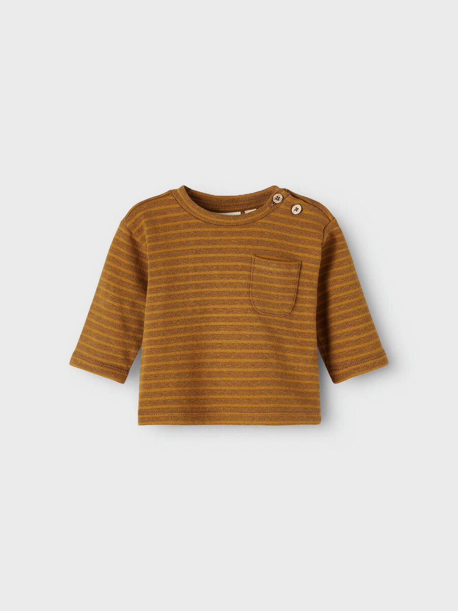 name it LOOSE LONG SLEEVED SWEATSHIRT, Chestnut, highres - 13197030_Chestnut_003.jpg