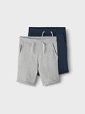name it 2 PACK SHORTS, Grey Melange, highres - 13201787_GreyMelange_933140_003.jpg