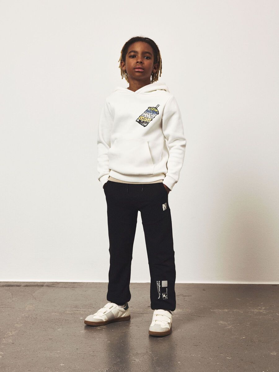 Carousel image - LOOSE FIT SWEAT PANTS, Black | 2