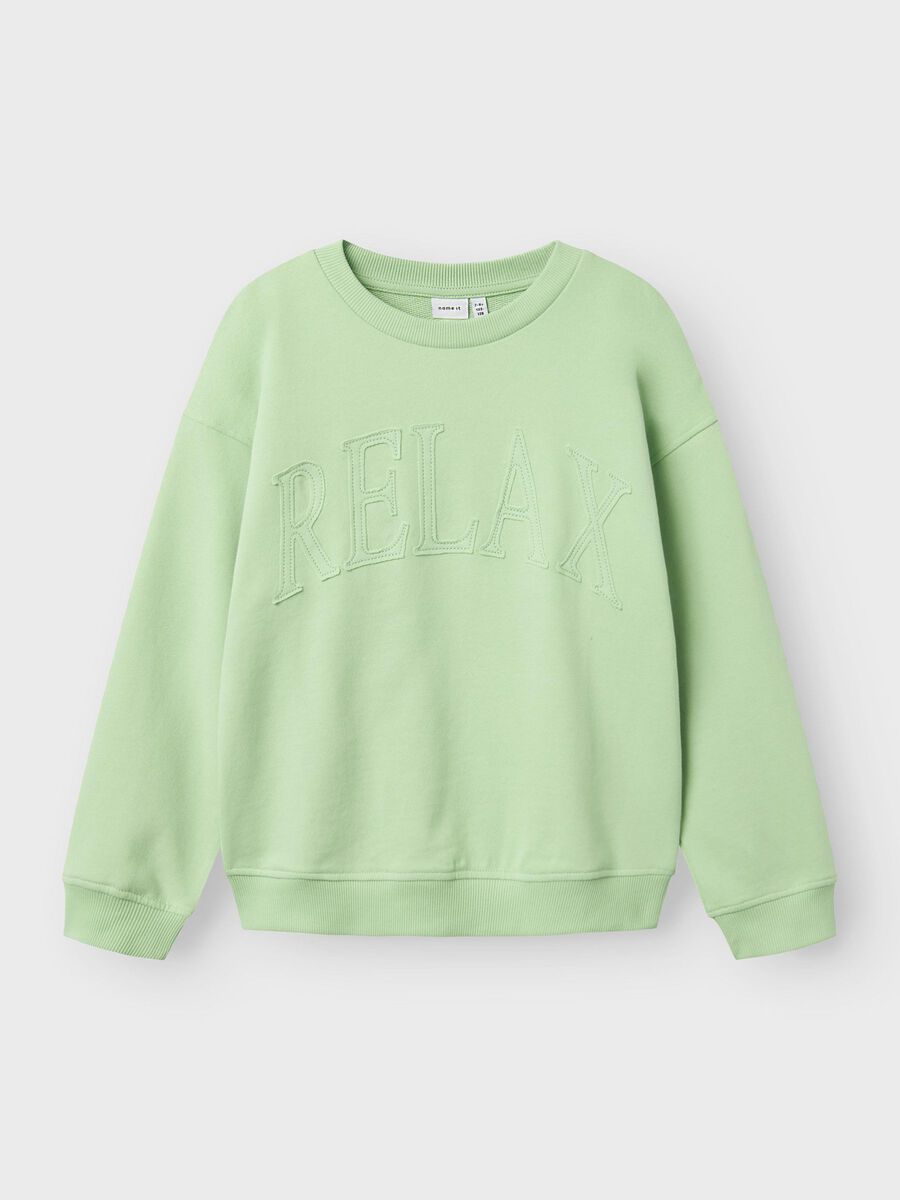 name it REGULAR FIT SWEATSHIRT, Arcadian Green, highres - 13238948_ArcadianGreen_003.jpg