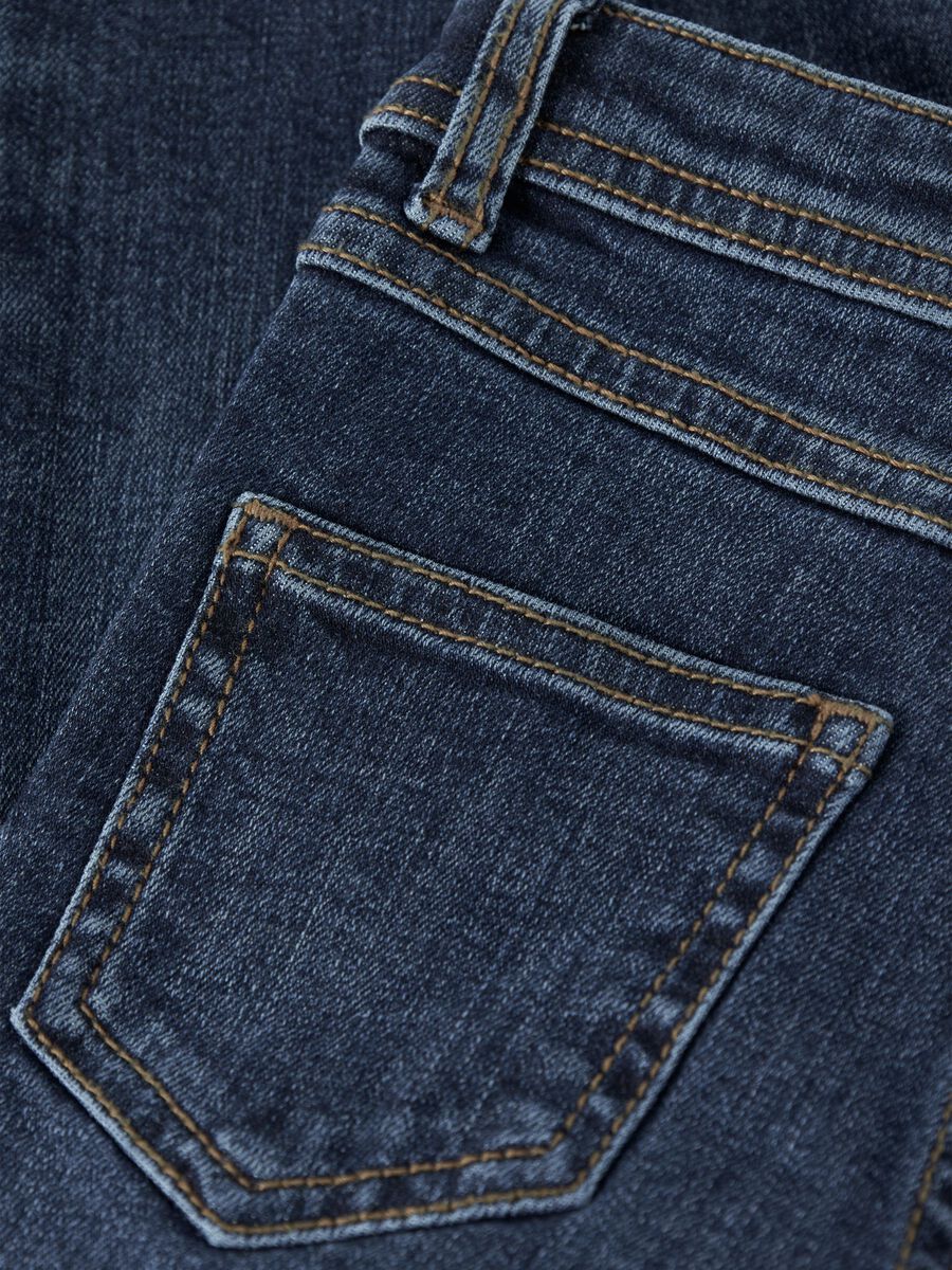 Carousel image 6 SLIM FIT JEANS, Dark Blue Denim