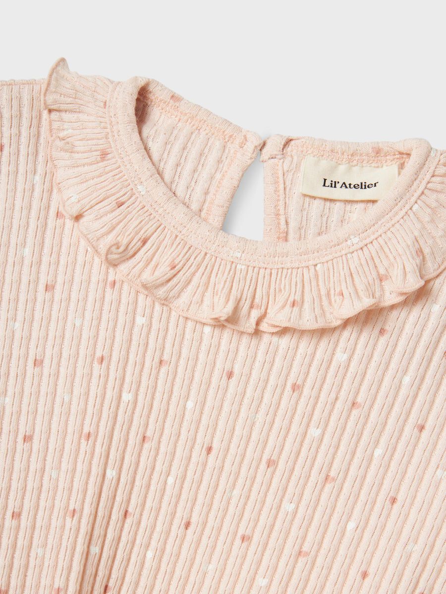 name it ØKOLOGISK BOMULD KJOLE, Peach Blush, highres - 13243564_PeachBlush_005.jpg