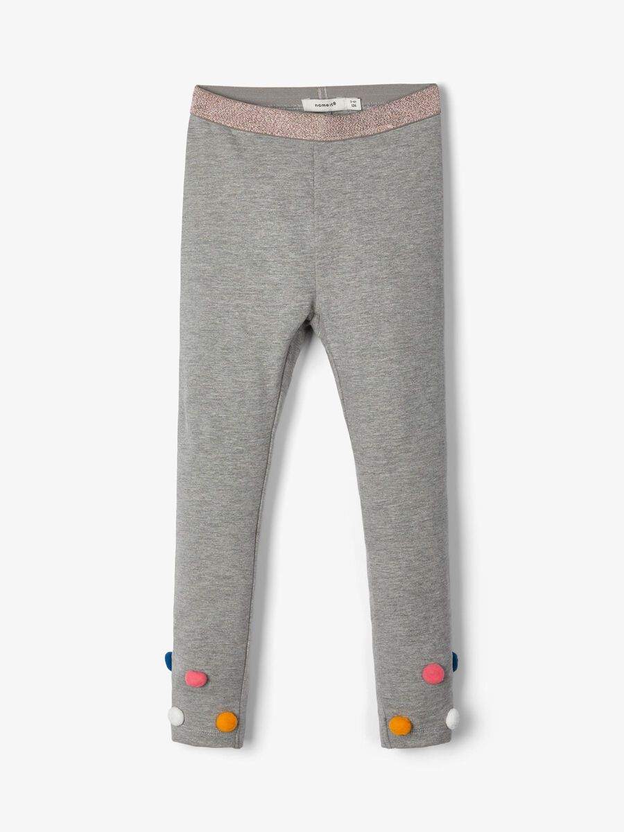 Name it POM POM LEGGINGS, Grey Melange, highres - 13170976_GreyMelange_003.jpg