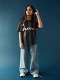 Product image thumbnail - X WIDE LEG JEANS, Medium Blue Denim | 4