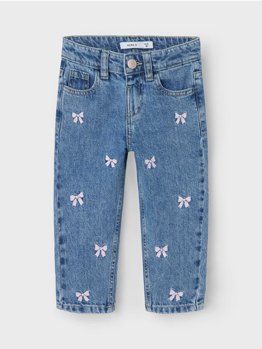name it BAGGY FIT JEANS, Medium Blue Denim, highres - 13232569_MediumBlueDenim_1162360_003.jpg