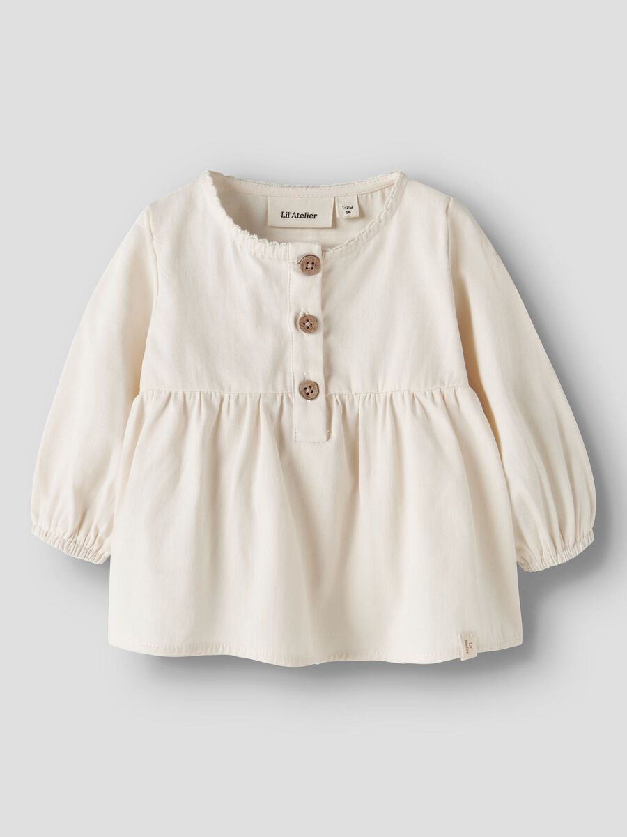 Carousel image 1 ORGANIC COTTON SHIRT, Turtledove