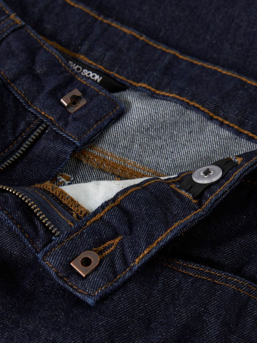 Carousel image 4 WIDE FIT JEANS, Dark Blue Denim
