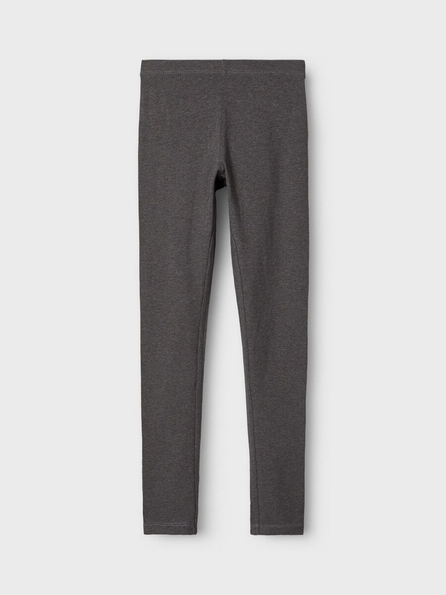 name it BASIC COTTON LEGGINGS, Dark Grey Melange, highres - 13180124_DarkGreyMelange_002.jpg