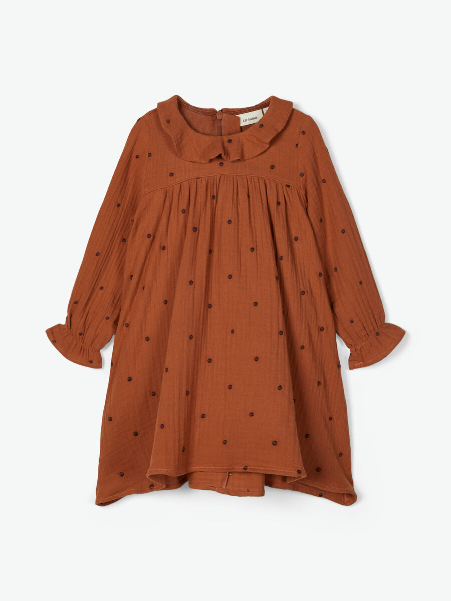 Name it DOTTED COTTON DRESS, Ginger Bread, highres - 13183350_GingerBread_003.jpg