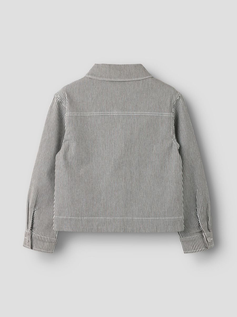 Carousel image 4 STRIPED JACKET, White