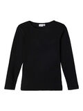 Name it MERINO WOL TOP MET LANGE MOUWEN, Black, highres - 13199541_Black_001.jpg