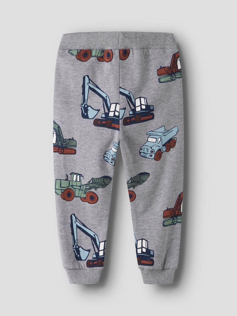 Product carousel image - REGULAR FIT SWEATPANTS, Grey Melange | 2