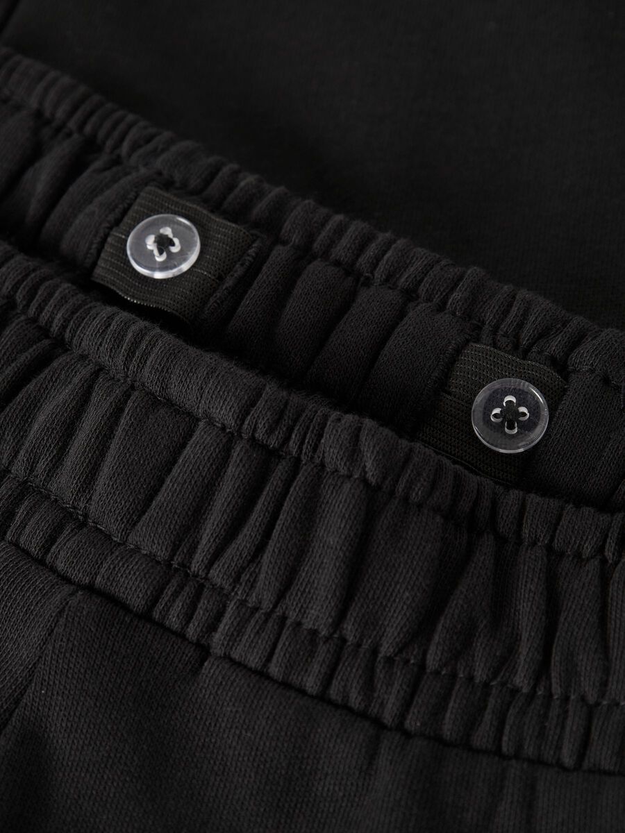 Carousel image 3 ORGANIC COTTON SWEATPANTS, Black