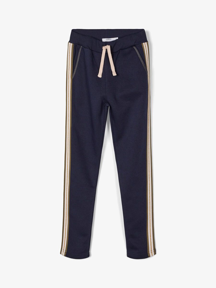 Name it GLITTERY SIDE STRIPE SWEATPANTS, Dark Sapphire, highres - 13192840_DarkSapphire_003.jpg