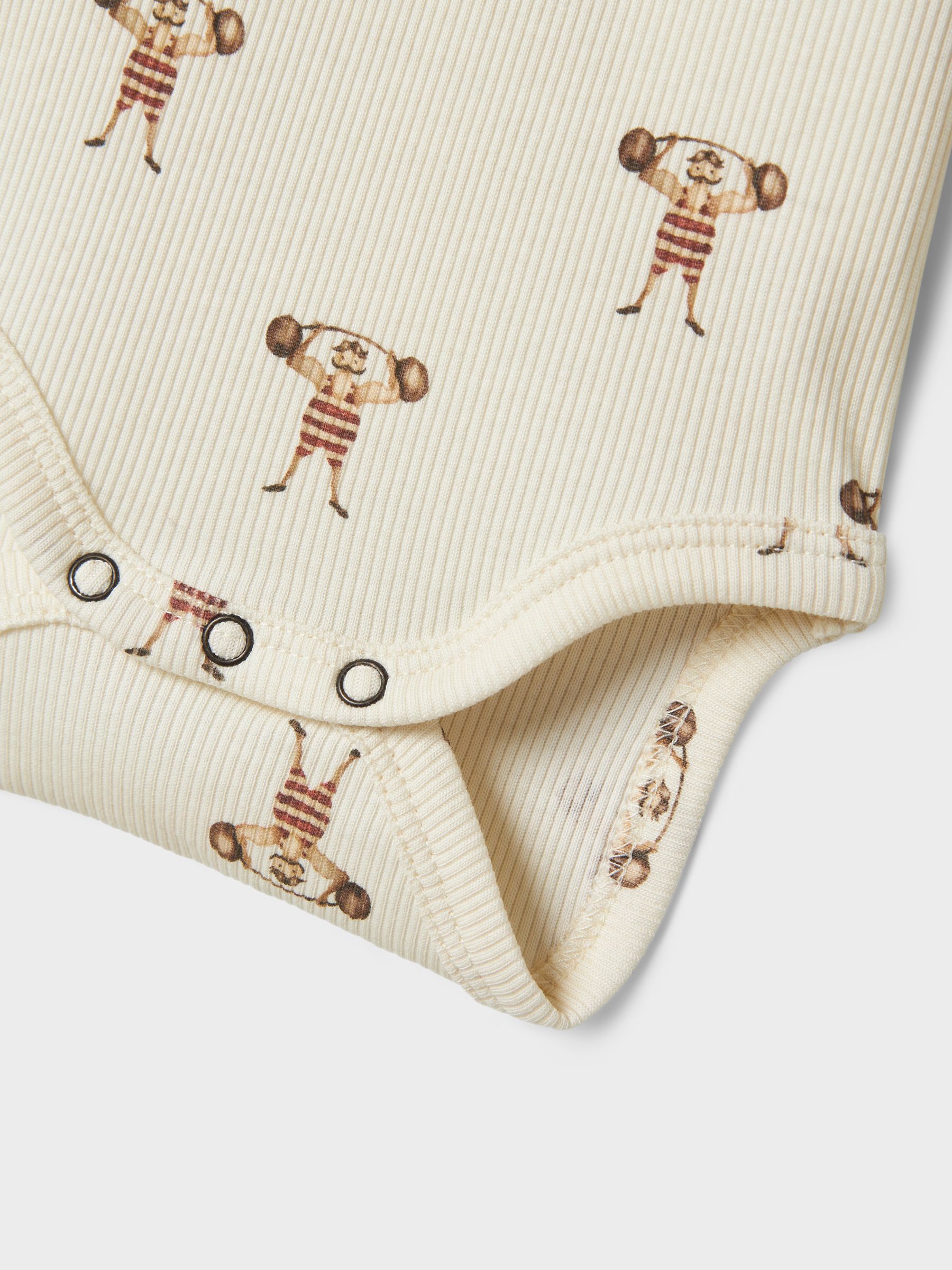 Lil' Atelier LONG SLEEVED ROMPER - Baby Boys' | White | NAME IT