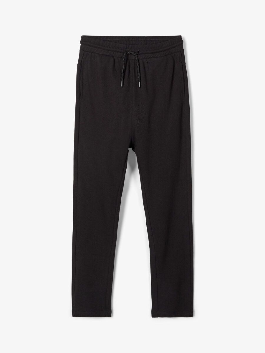 Name it ELASTISCHE TAILLE SWEATPANTS, Black, highres - 13180173_Black_003.jpg