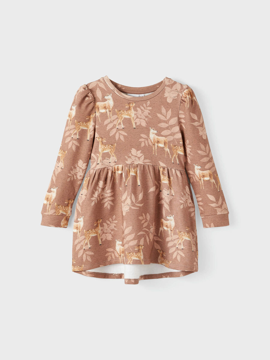 Name it ALL OVER PRINTED SWEAT DRESS, Café Au Lait, highres - 13196230_CafAuLait_003.jpg