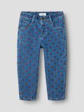 Product image thumbnail 1 EMBROIDERED  LOOSE FIT JEANS, Dark Blue Denim