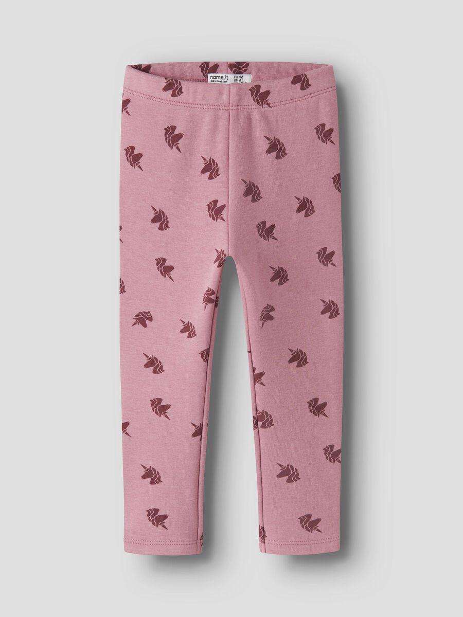 Product carousel image 1 PRINTED LEGGINGS, Lilas