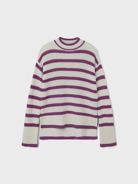 Name it STRIPED KNITTED PULLOVER, Cattleya Orchid, highres - 13221954_CattleyaOrchid_1061488_003.jpg