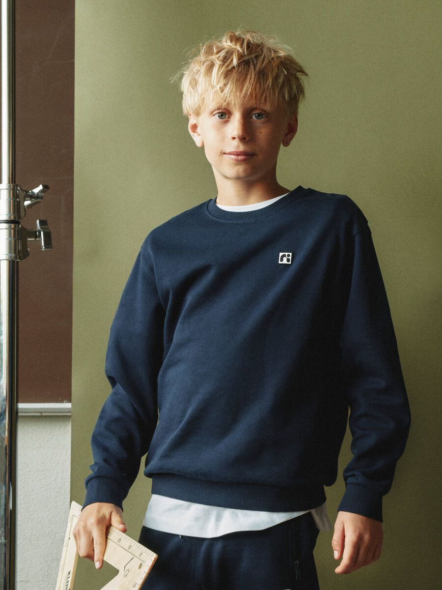 Product carousel image 1 &Oslash;KOLOGISK BOMULL SWEATSHIRT, Dark Sapphire