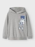 name it REGULAR FIT HOODIE, Grey Melange, highres - 13238519_GreyMelange_003.jpg