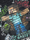 Product image thumbnail - &Agrave; MOTIF MINECRAFT SWEAT-SHIRT, Black | 3