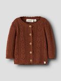 Product image thumbnail - KNITTED CARDIGAN, Maple Syrup | 1