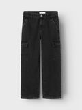 Name it WIDE LEG CARGO JEANS, Black, highres - 13220709_Black_003.jpg