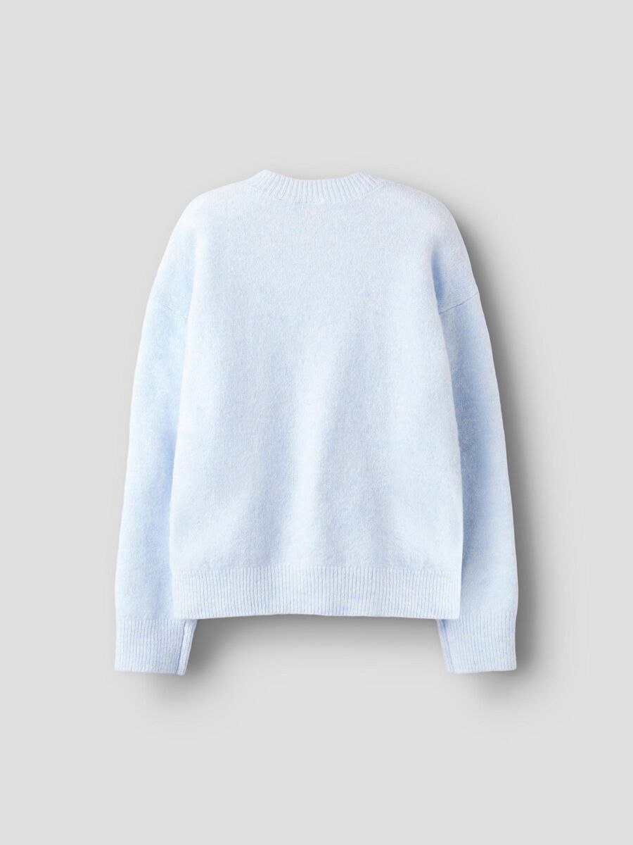 name it LONG SLEEVED KNITTED PULLOVER, Heather, highres - 13249492_Heather_002.jpg